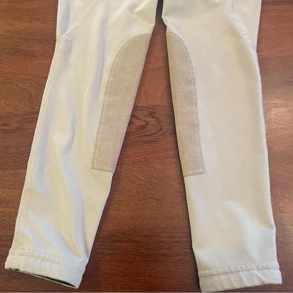 Girls Kerrits tan Horse riding tights medium - Picture 4 of 6